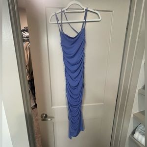 Blue/purple Abercrombie ruched dress